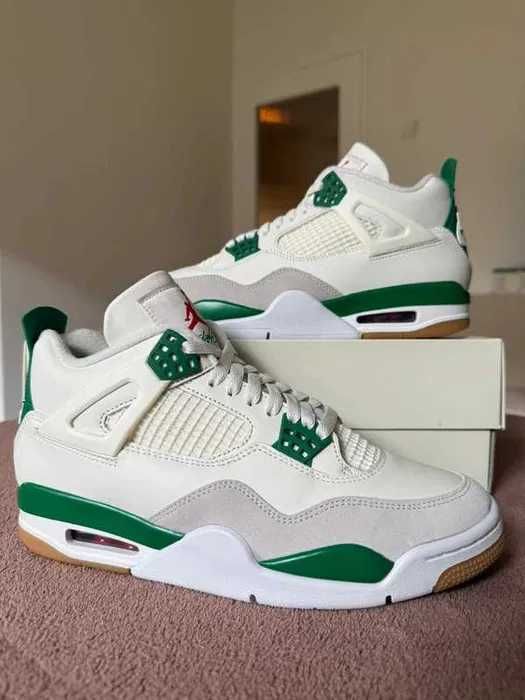 Buty damskie Trampk Jordan 4 Retro zielony R.45