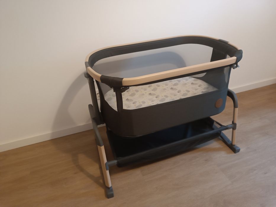 Berço Co-sleeper Maxi-Cosi Iora Air – Beyond Graphite | Como Novo!