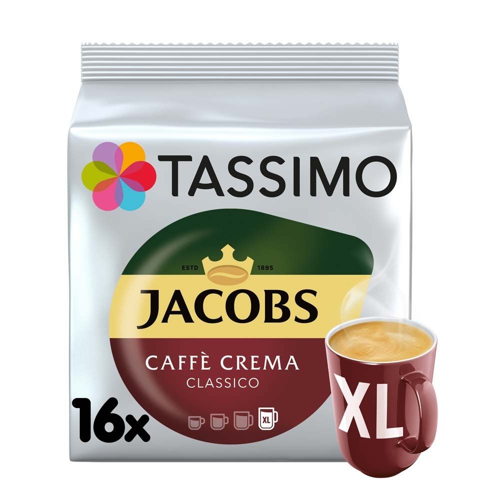 Kapsułki Jacobs Tassimo Cafe crema classico xl