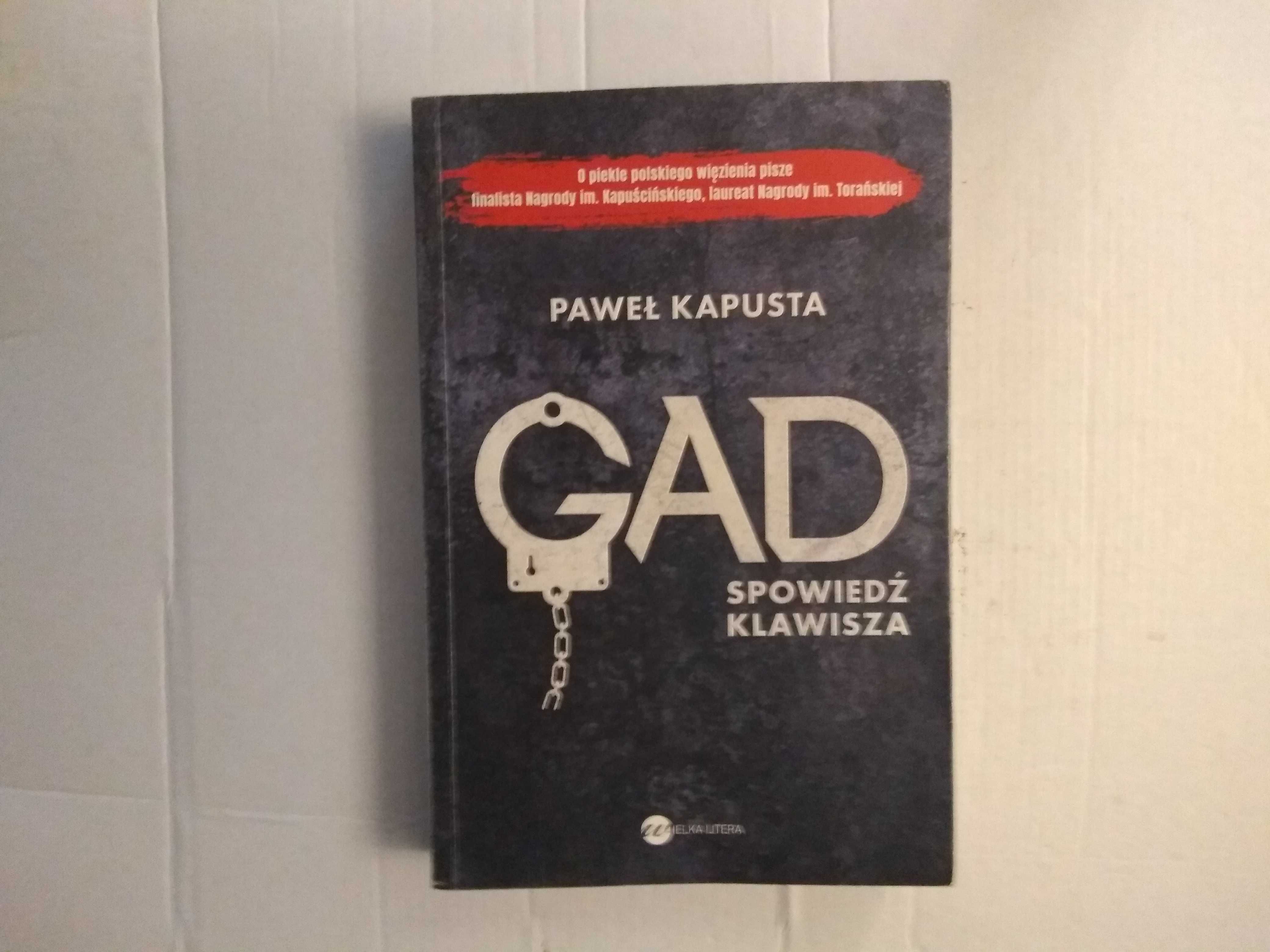 Dobra książka - Gad Spowiedź klawisza Paweł Kapusta (D7)