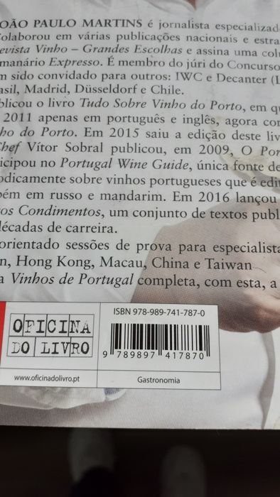 Vinhos de Portugal 2000 e 2018