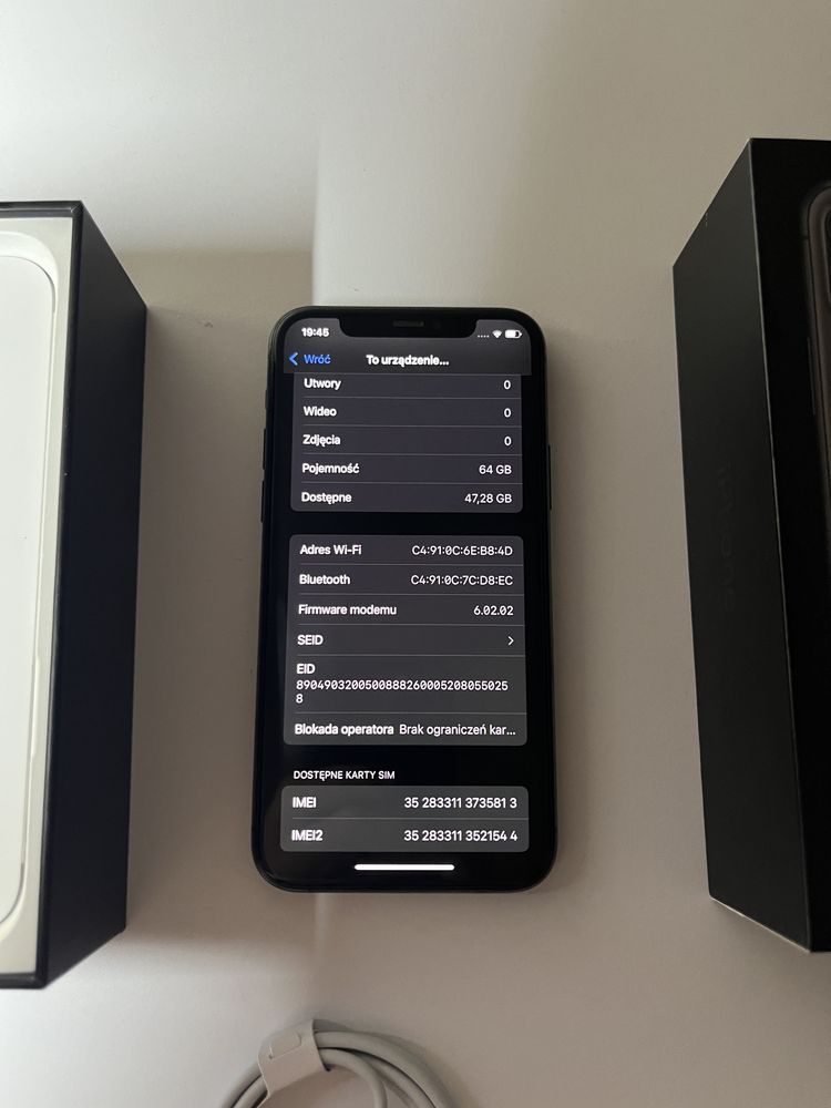 Iphone 11 Pro 100% nowa bateria + kabel