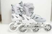 Rolki Blackwheels Dynamic szybkościowe regulowane szare r. 40-43