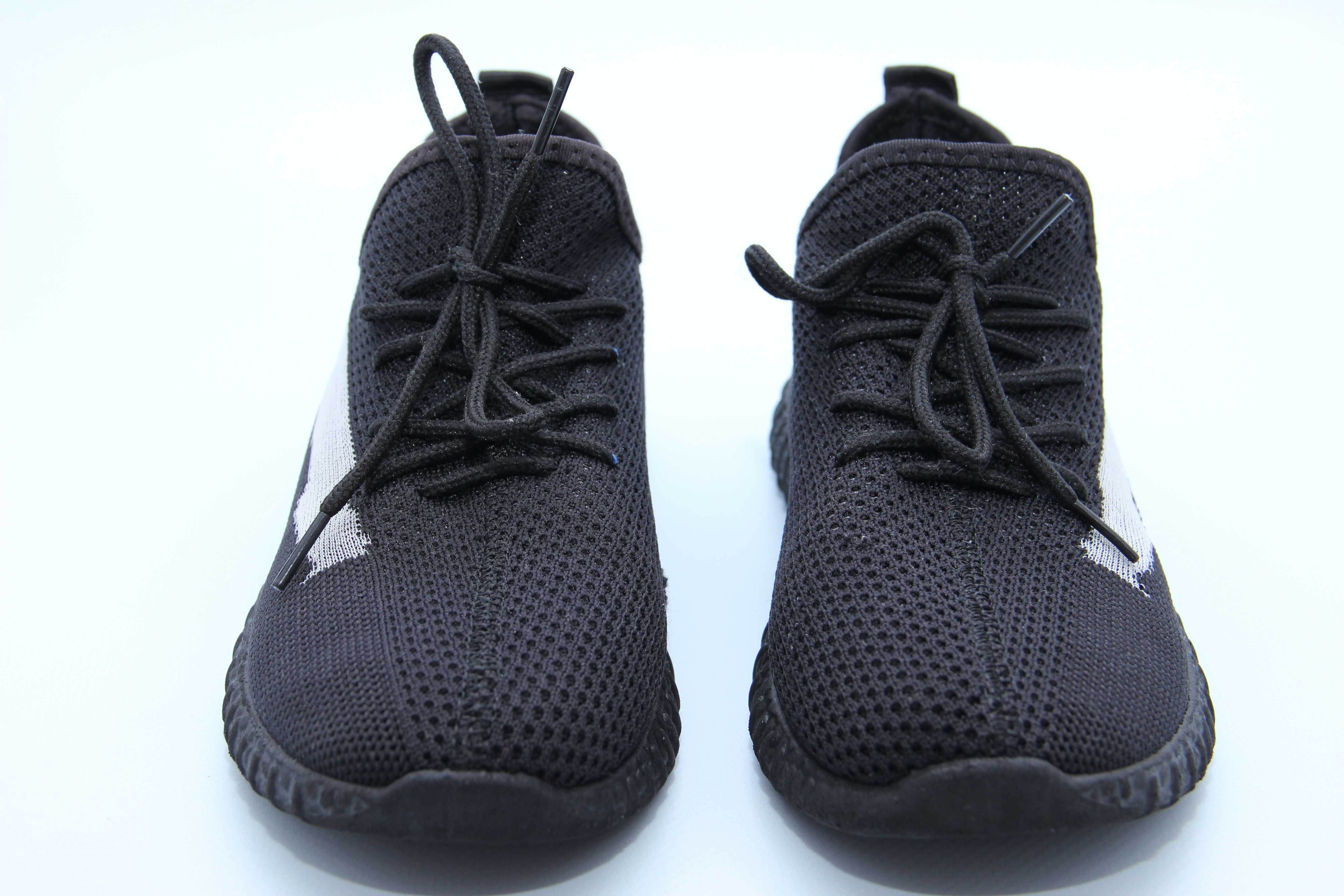 Чорні текстильні кросівки 37р-22.0см