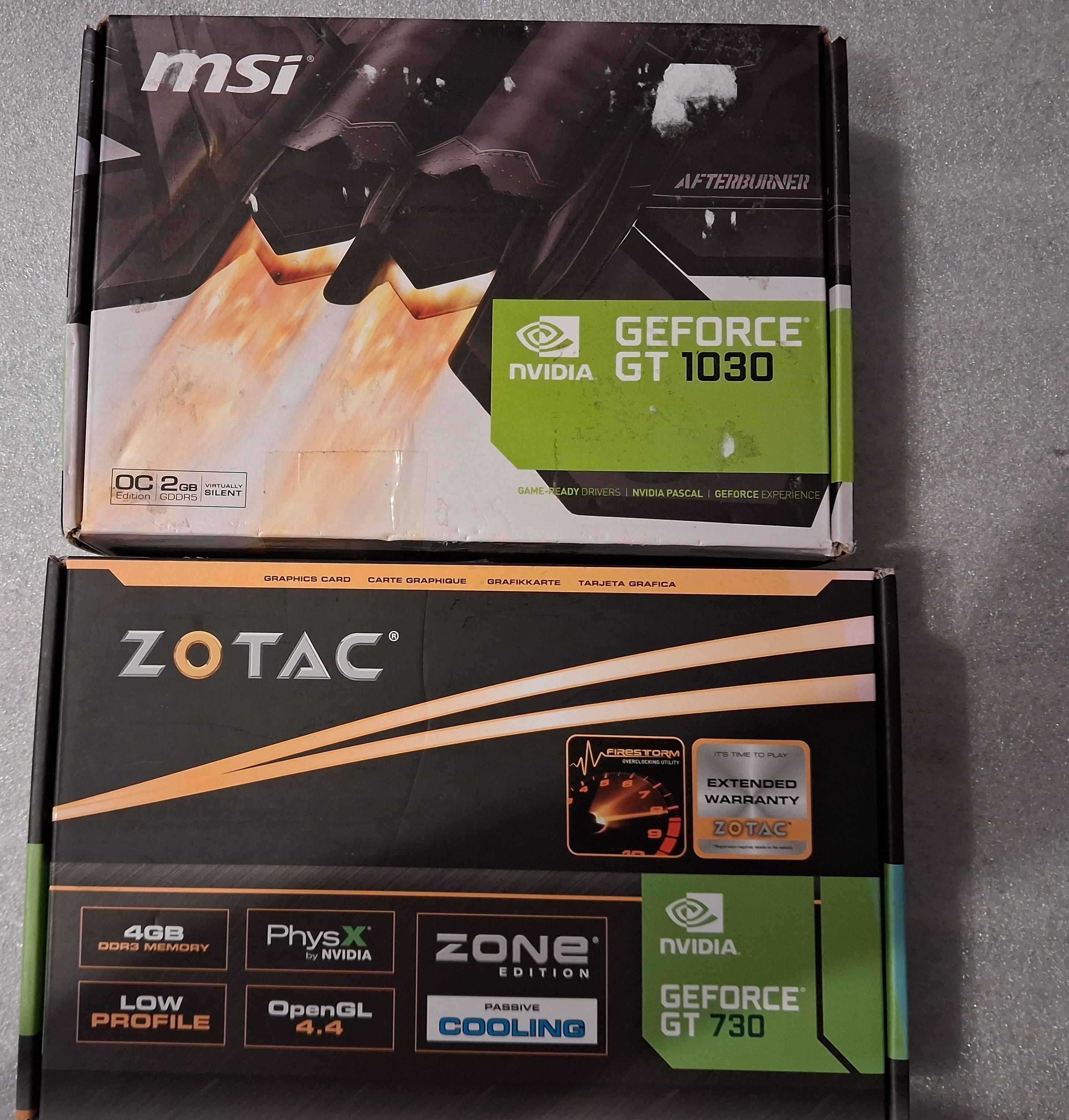 Części komputerowe Płyty główne Karty Graficzne GPU GTX FX GT 1030