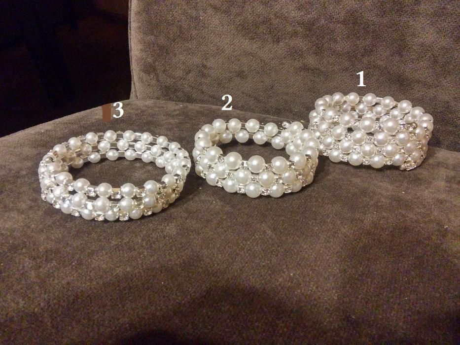Niebanalna nowa bransoletka, 3 rodzaje: 3/4 rzędy biżuteria ślubna