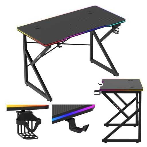 Biurko Gamingowe Huzaro 120 cm LED RGB – Wysyłka Gratis!