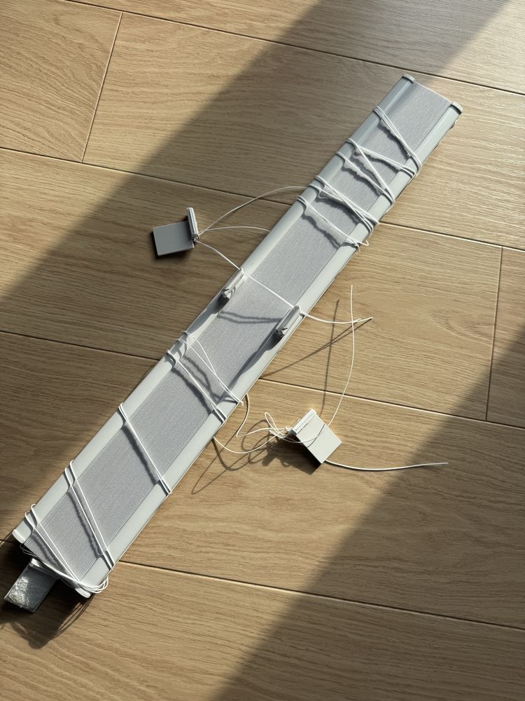 Plisy rolety plisowane TERMOAKTYWNE jak NOWE białe 205x60