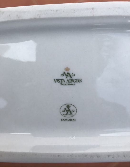 Vaso Vista Alegre Coleção Samurai