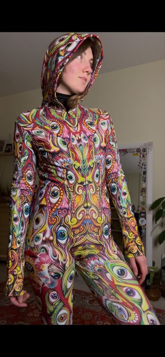 теплий комбінезон спортивний на флісі з капюшоном М