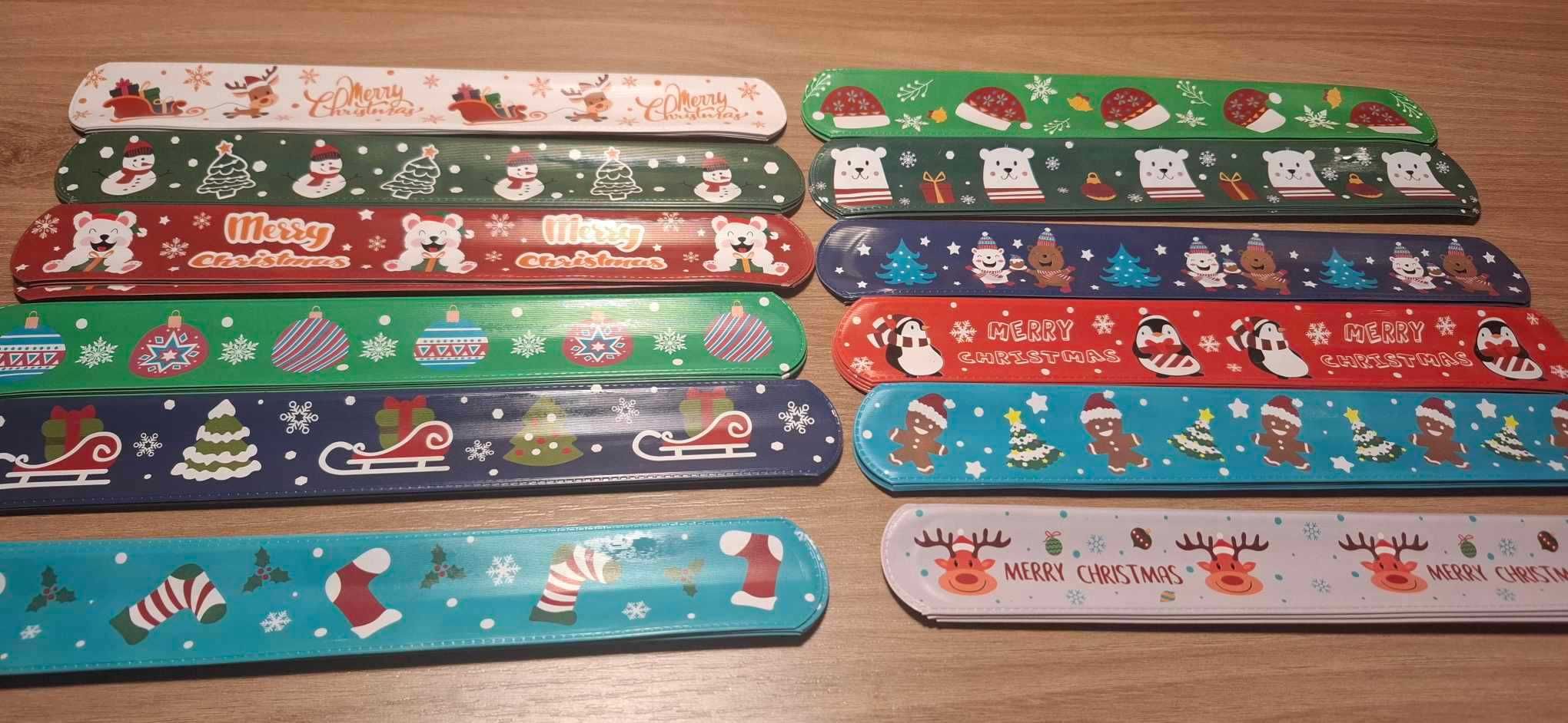 Super Świąteczne Opaski Na Rękę - Nagrody Dla Dzieci - Zestaw 48 Sztuk