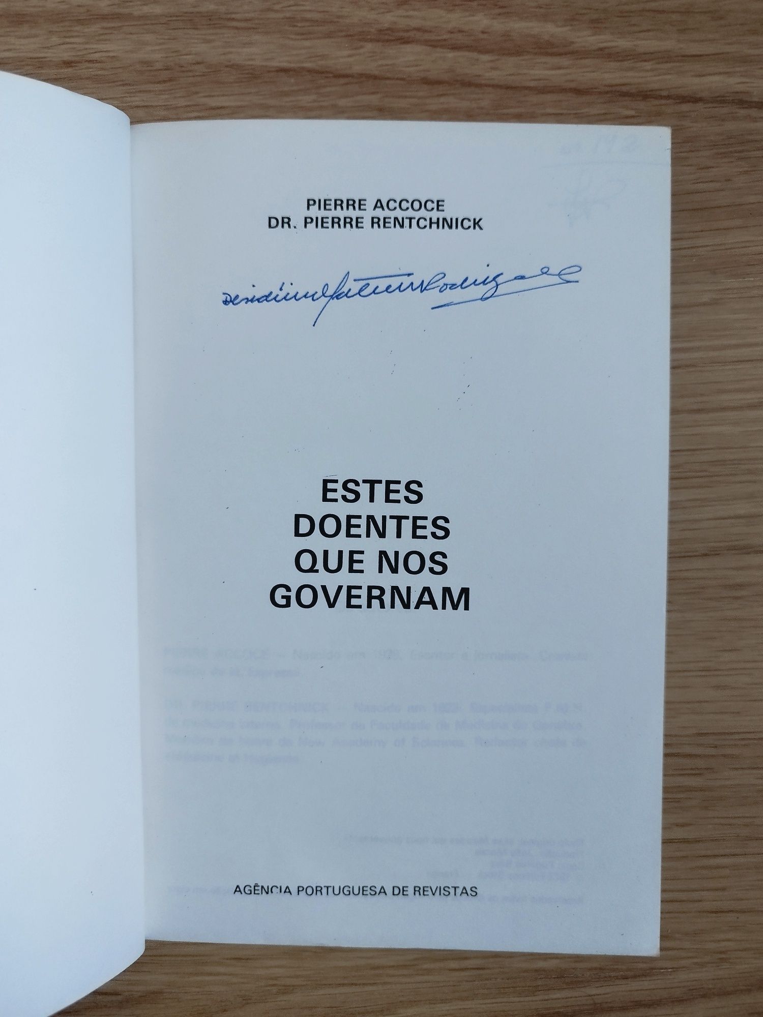 Livro: Estes Doentes Que Nos Governam