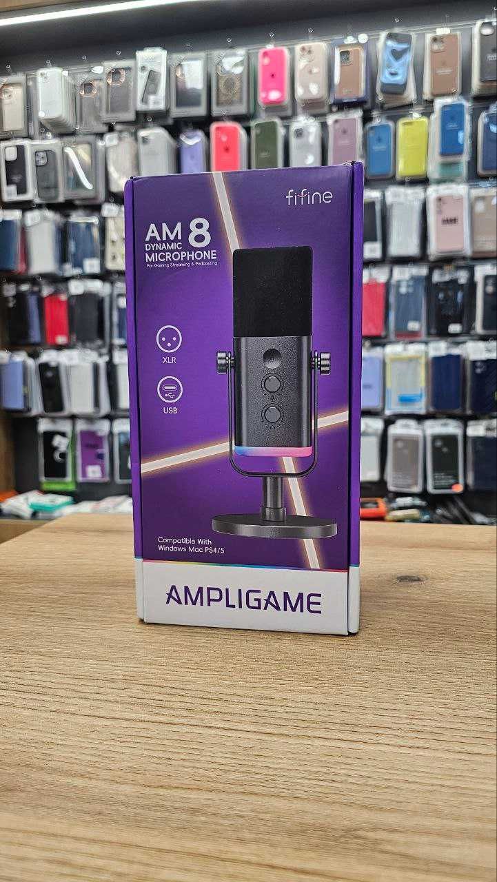 FIFINE AmpliGame AM8 XLR/USB Динамічний мікрофон