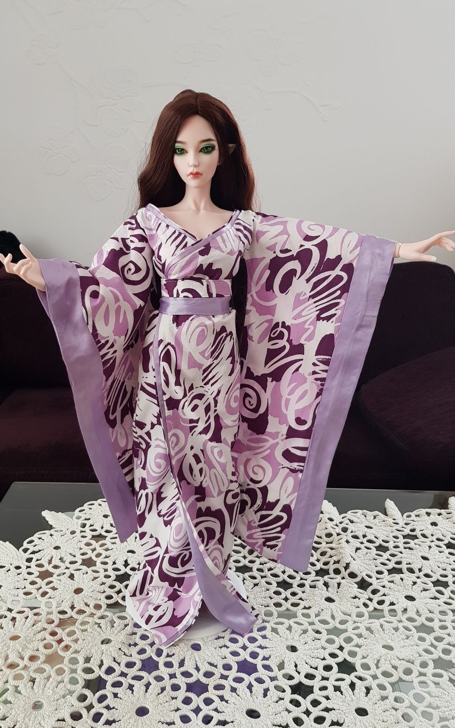 Kimono yukata na lalki bjd SD