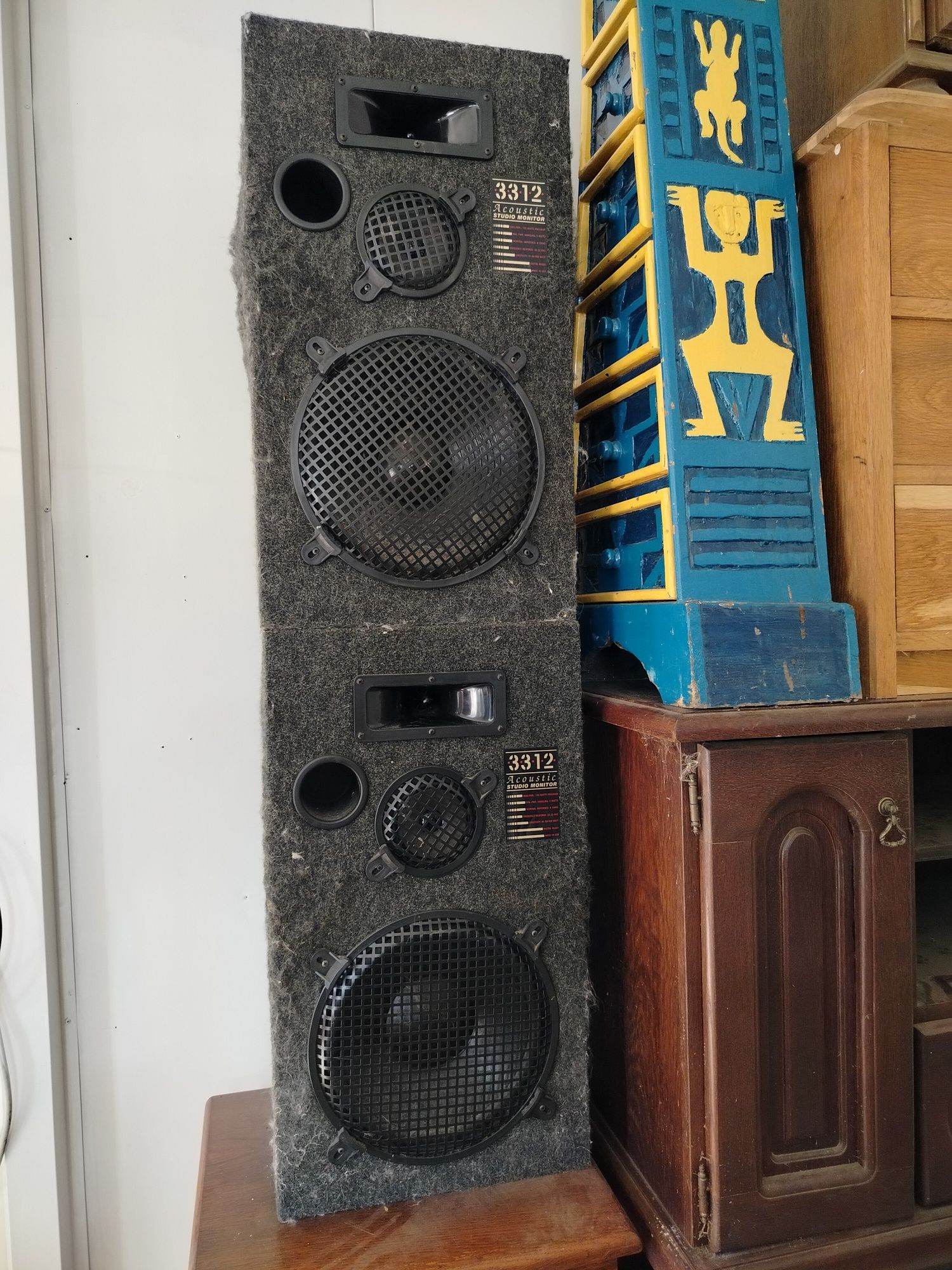 2x kolumny głośnikowe Acoustic 3312 głośniki mocne duże studio monitor