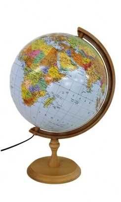 Globus Podświetlany - Dwie Mapy