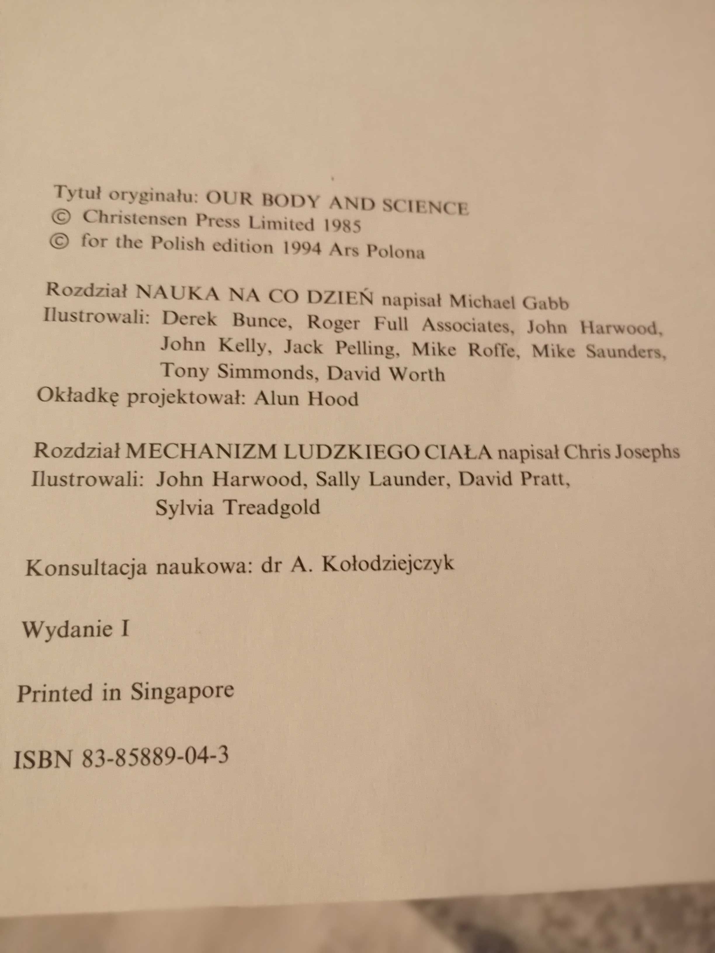 Książka. Pytania i odpowiedzi. Ludzkie ciało i nauka