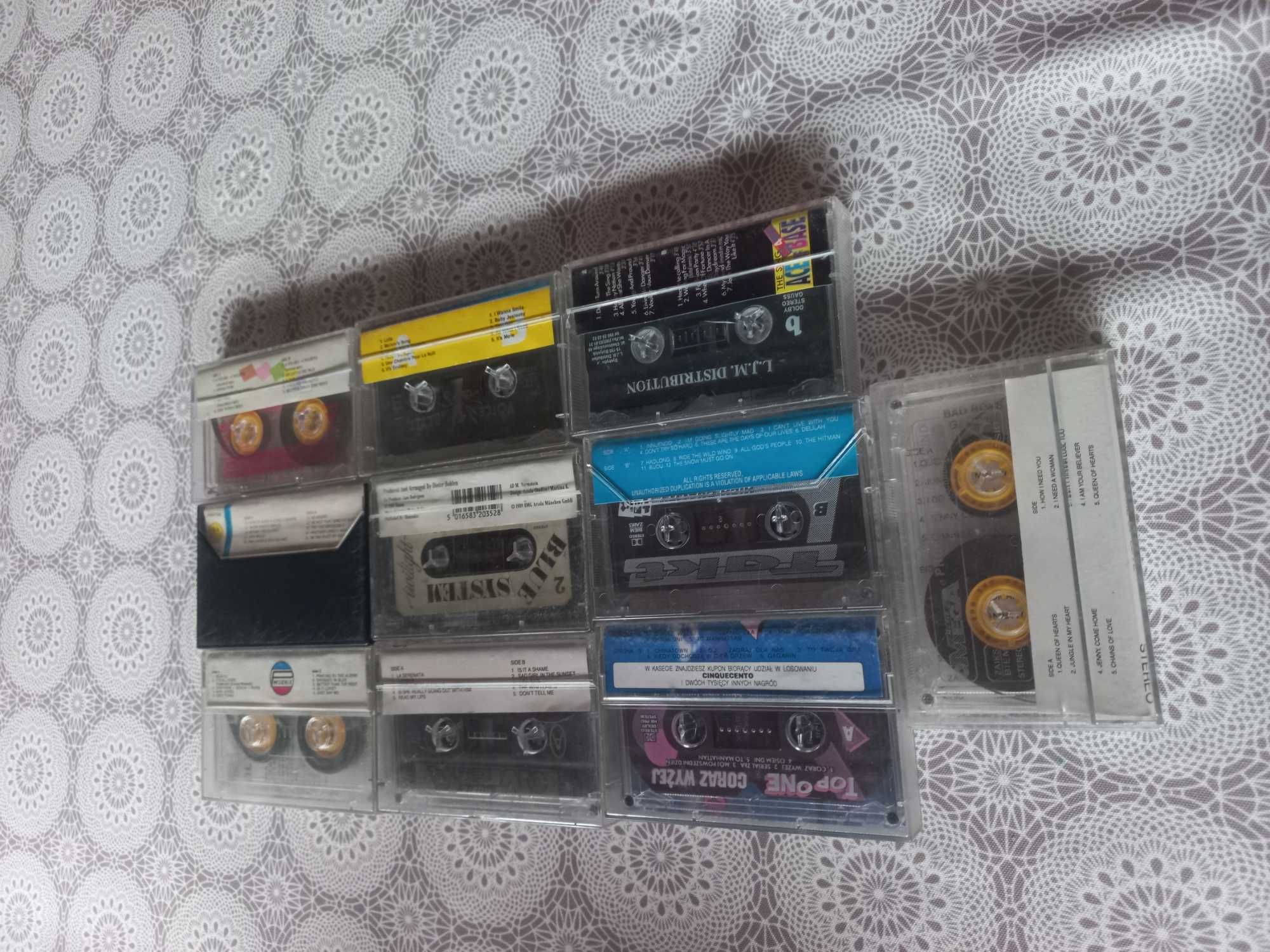 10 kaset nagnetofonowe stare