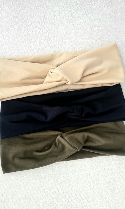 OKAZJA zestaw 3x opaska do włosków na głowę jesień
W