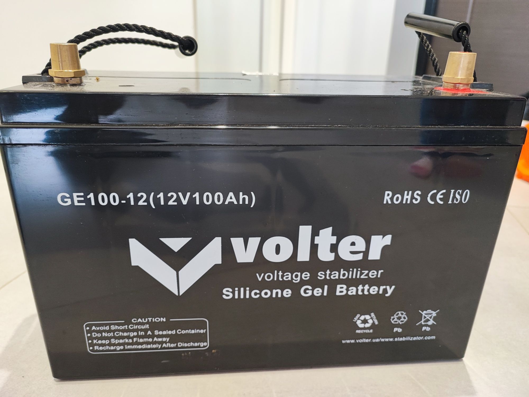 гелевий акумулятор Volter GE100-12 (12V 100Аh)