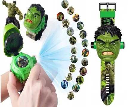 HULK Zegarek dla Dzieci z projektorem 3D Figurka Zabawka