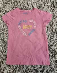Tshirt koszulka 128 różowa dla dziewczynki