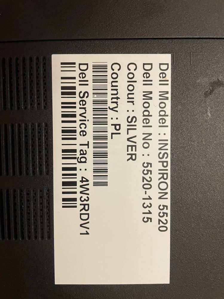 Laptop dell INSPIRON 5520