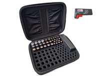 Organizer pudełko na baterie AA oraz AAA  96 sztuk +  miernik baterii