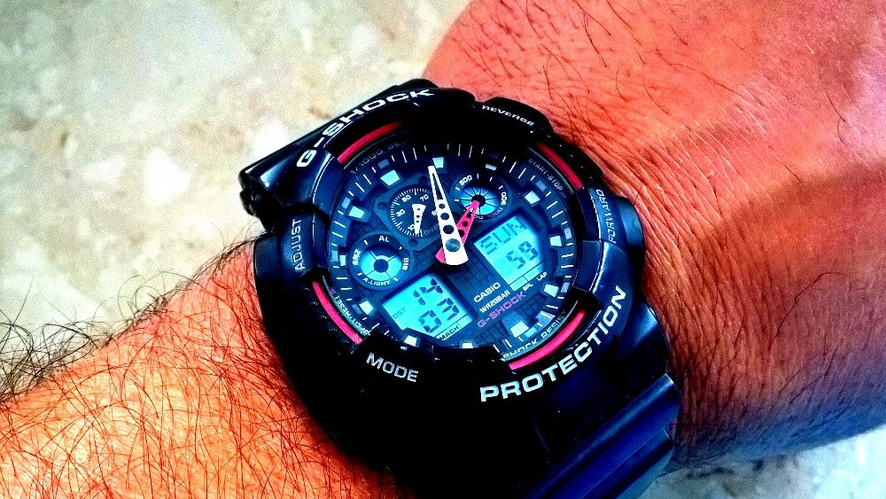 CASIO G-SHOCK GA-100-1A4ER oryginalny