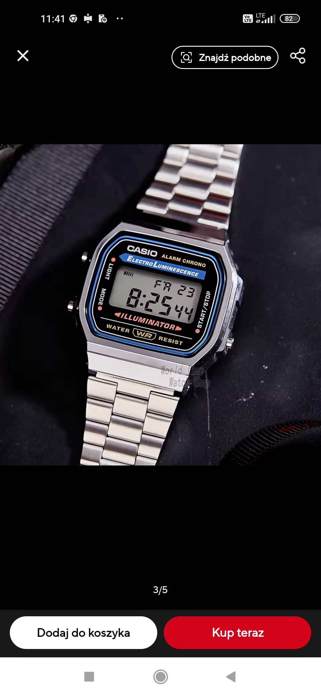 Zegarek elektroniczny Casio klasyk