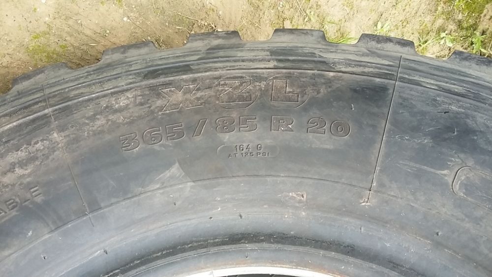 Opony 365/85R20 Michelin używane Ciechanów