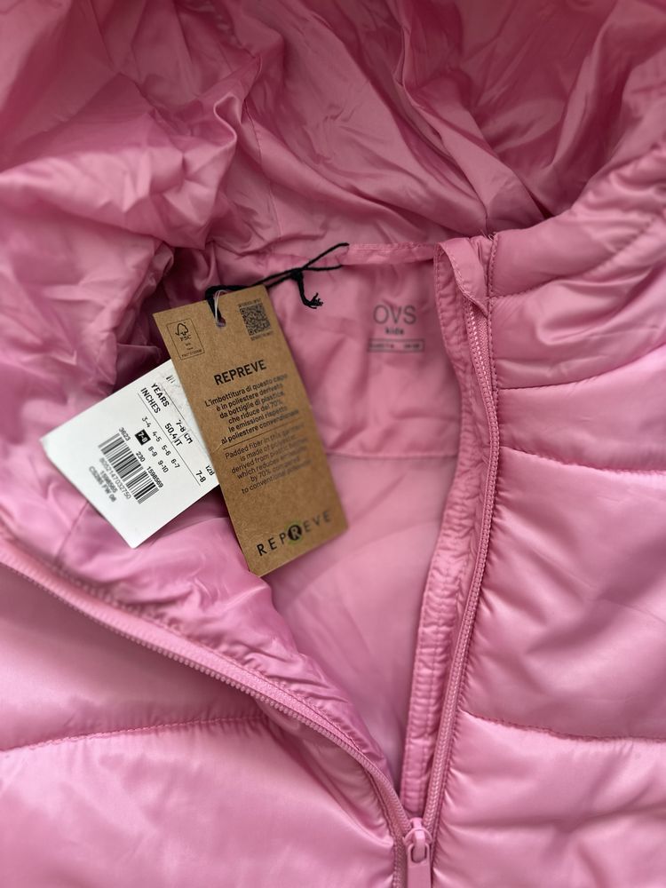 Куртка парка демісезонна демі весна осінь для дівчинки 7-8 128 Zara