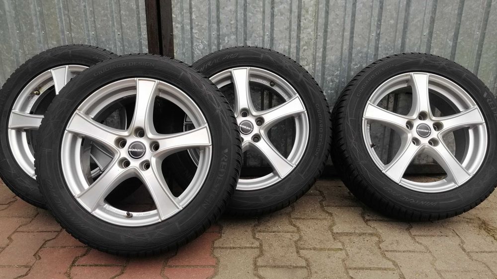 Alufelgi 17" VW Skoda Seat opony zimowe Vredestein 215/55/17 2023r