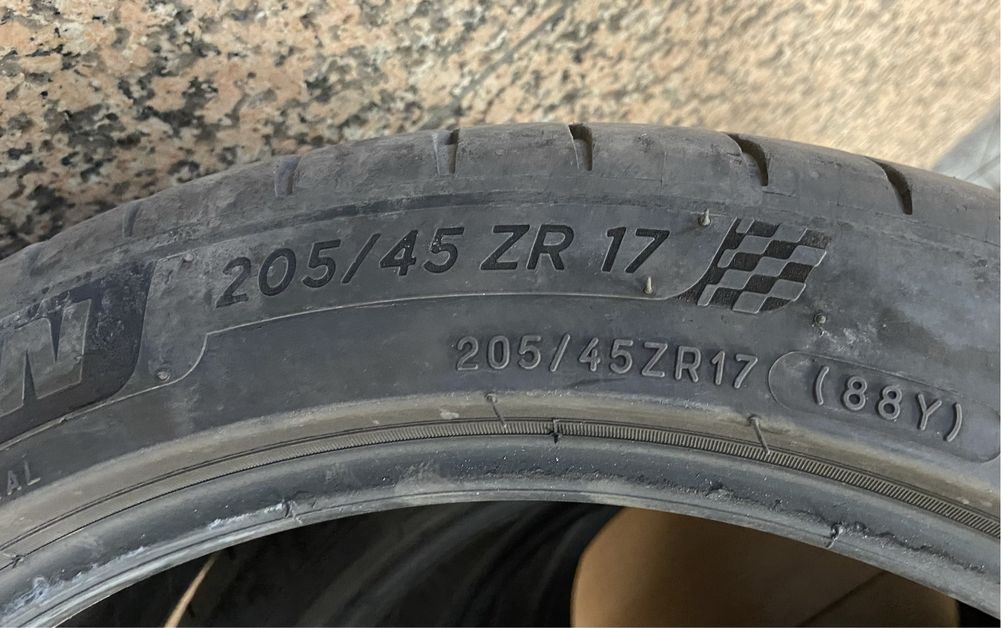 4 szt. Opony MICHELIN PILOT SPORT 5 205 45 R17 2020r