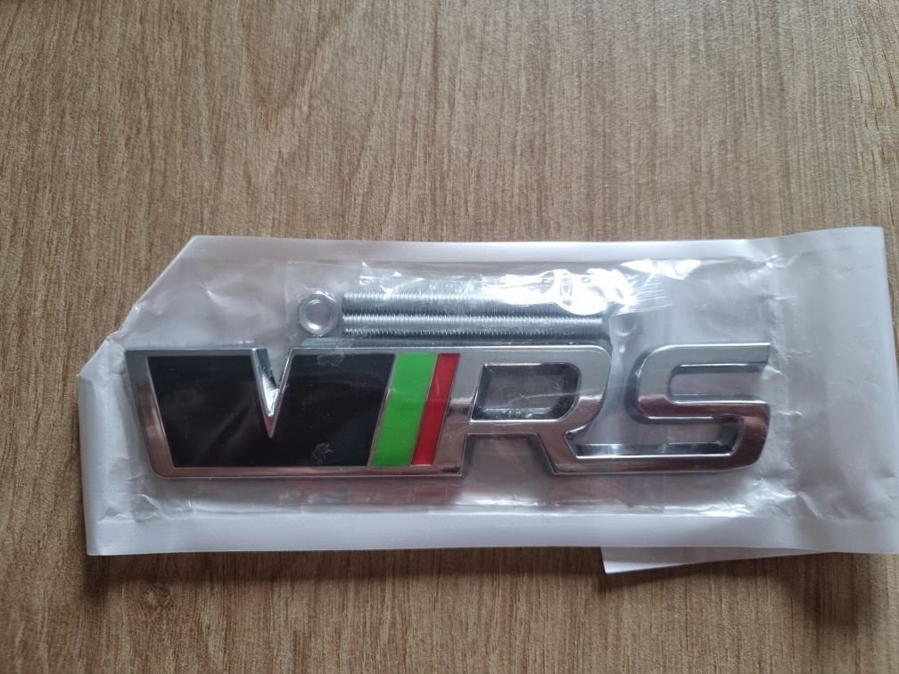 Znaczek emblemat RS Skoda Octavia
