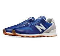 Брендовые ярко-синие кроссовки для спорта New Balance 37, 5-38