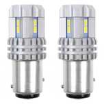 Żarówki LED CANBUS 3020 22SMD UltraBright BAY15D P21/5W White 12V 24V
