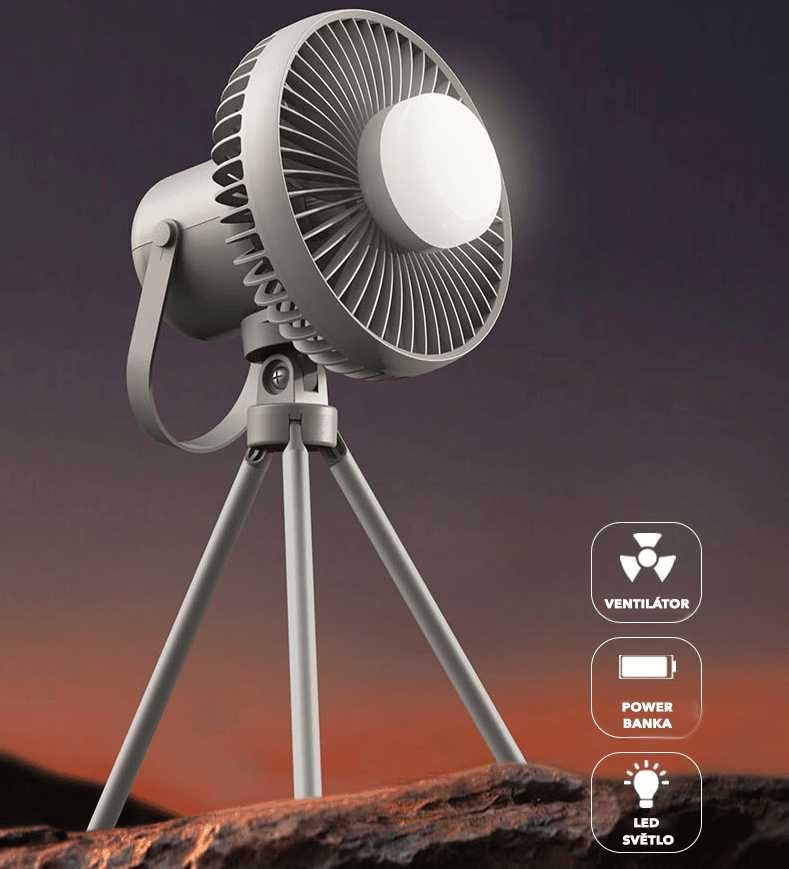 Wentylator + Power Bank + Lampka Sklep stacjonarny  Zabrze