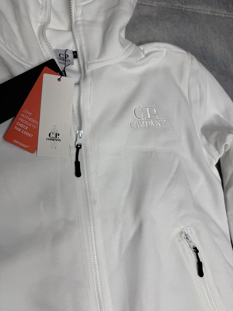 Кофта C.P. Company,Zip C.P. Company ,CP СП Компани, Black White M L XL