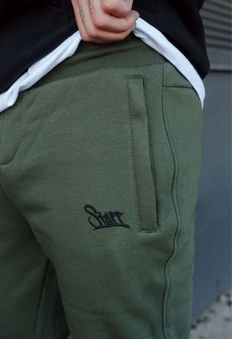 Спортивные штаны на флисе джогеры Staff размер L