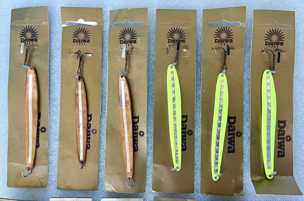 Gratka dla spinningistów zestaraw unikatowych wahadłówek DAIWA lata 80