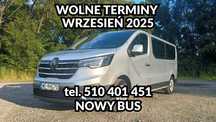 NOWY Renault Trafic 2025 – Wynajem Bus 9-osobowy | Wrzesień 2025!