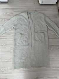 Długi kardigan sweter S Zara