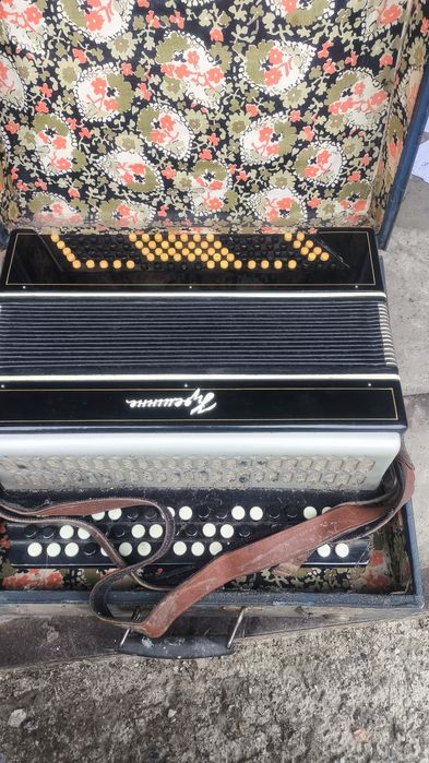 Баян Кремінне (Креминне) 3-рядний у футлярі.