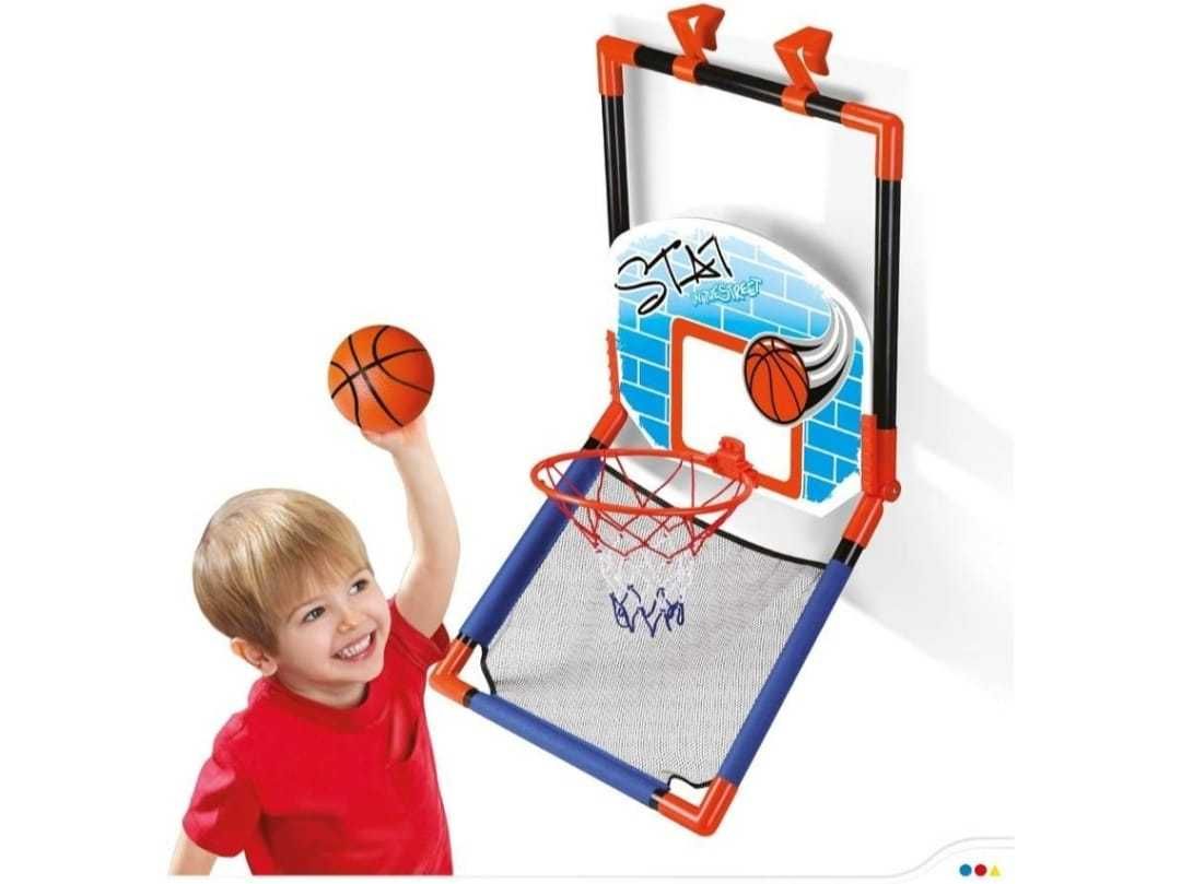 Conjunto de basquetebol multifuncional infantil Piso e Parede