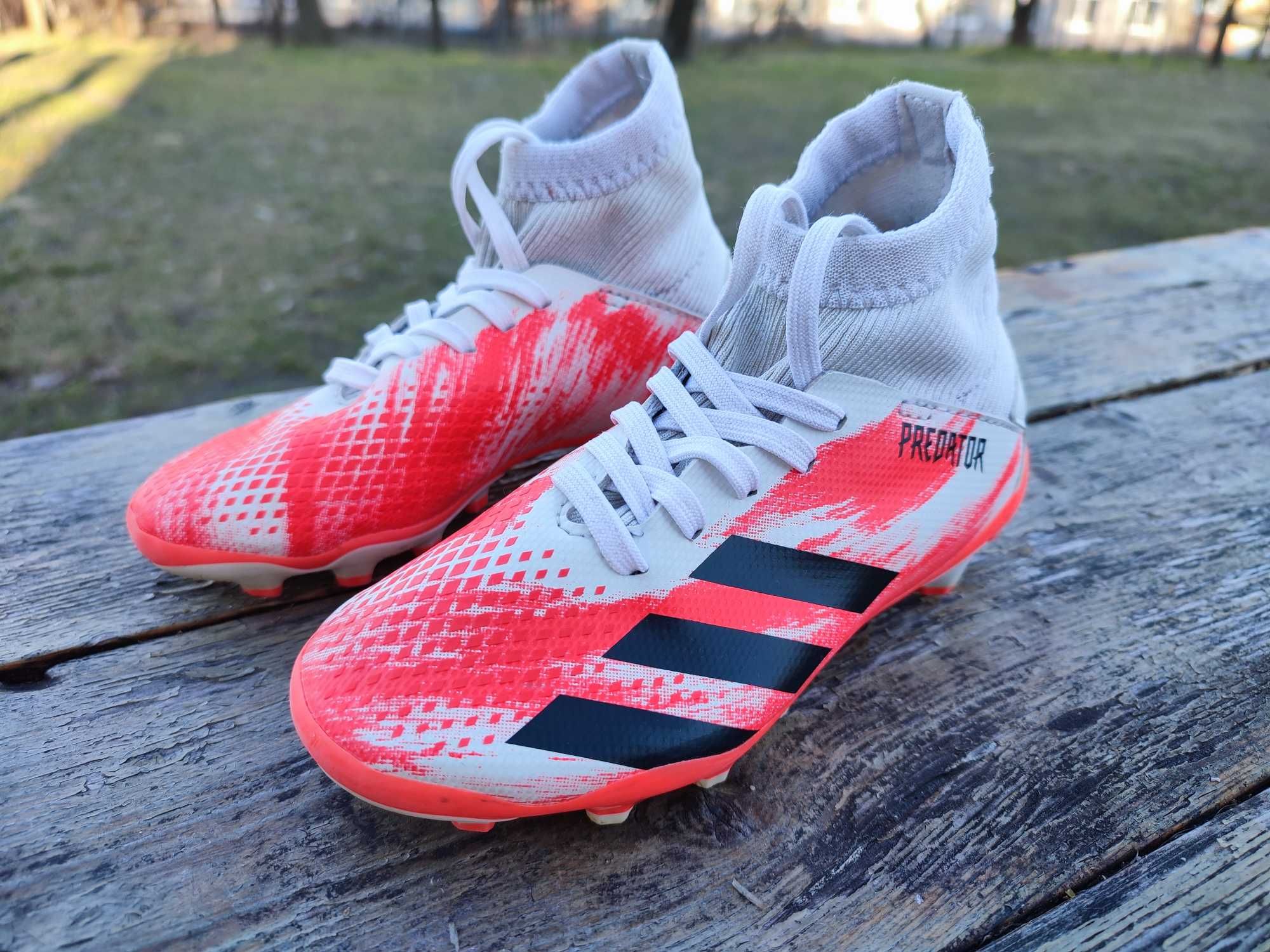 Бутсы (копы) детские футбол Adidas Predator с носком, р.29 стельк 17,5