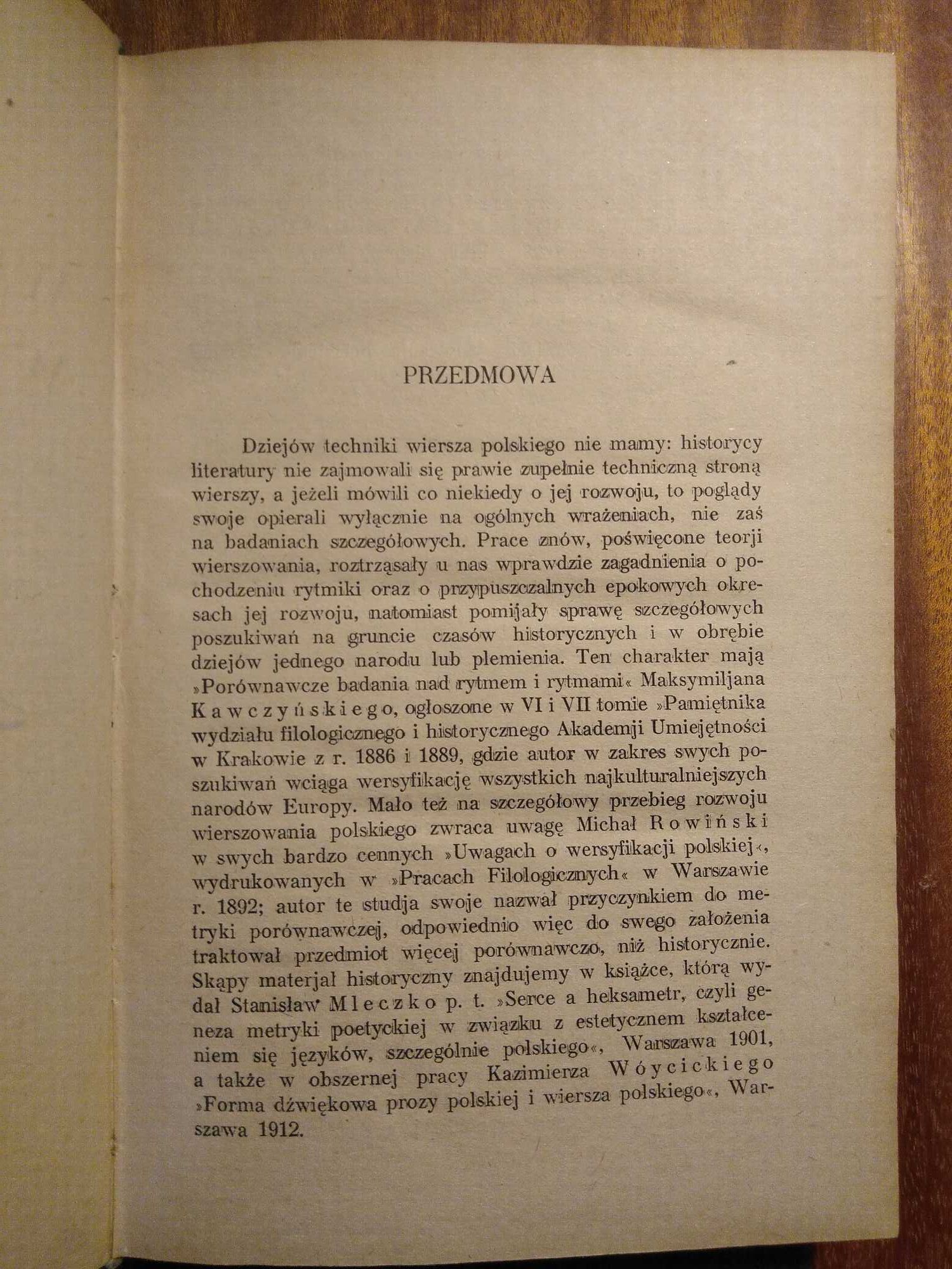 Wiersze polskie w ich dziejowym rozwoju - 1920