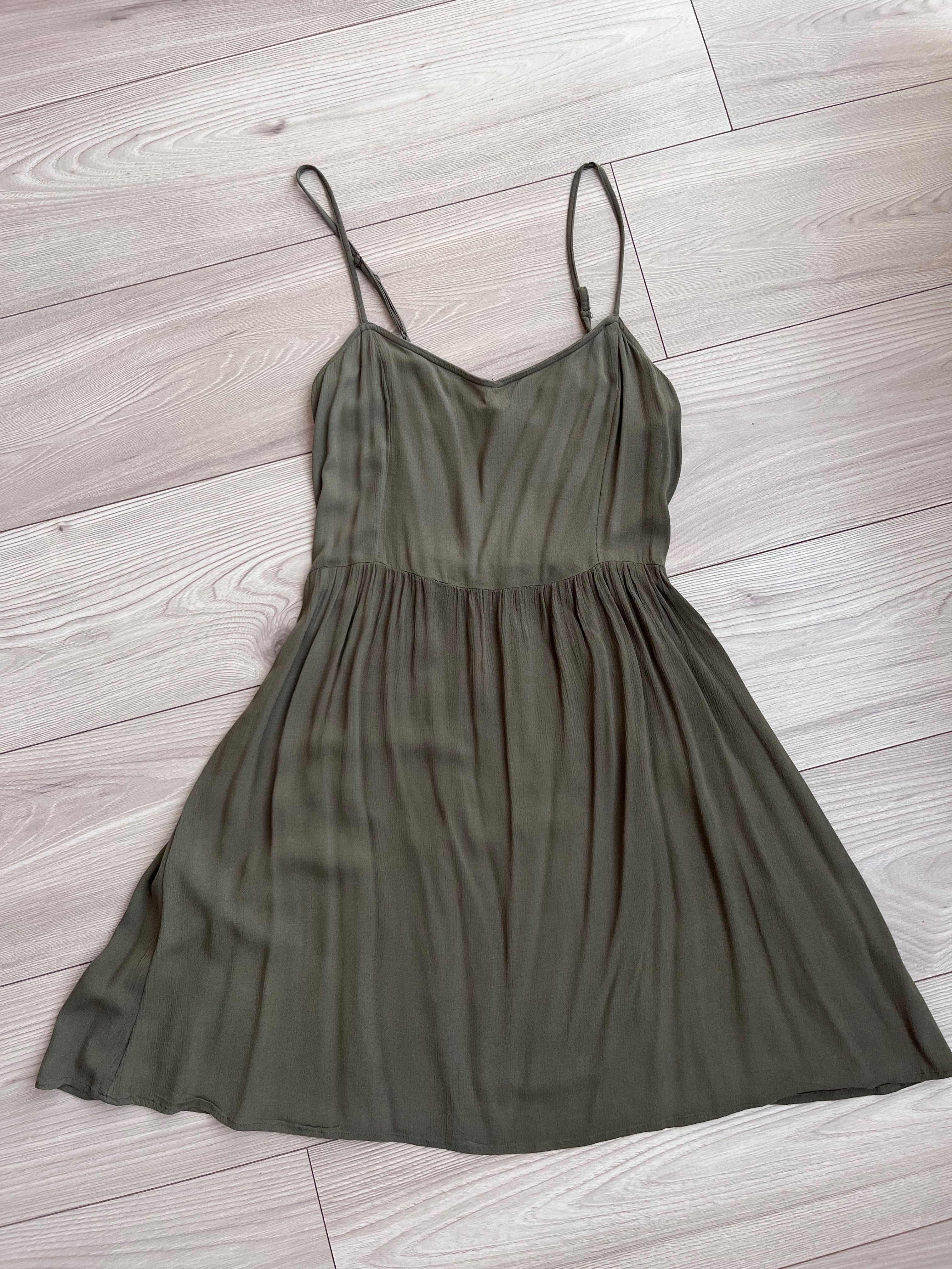 Letnia sukienka khaki