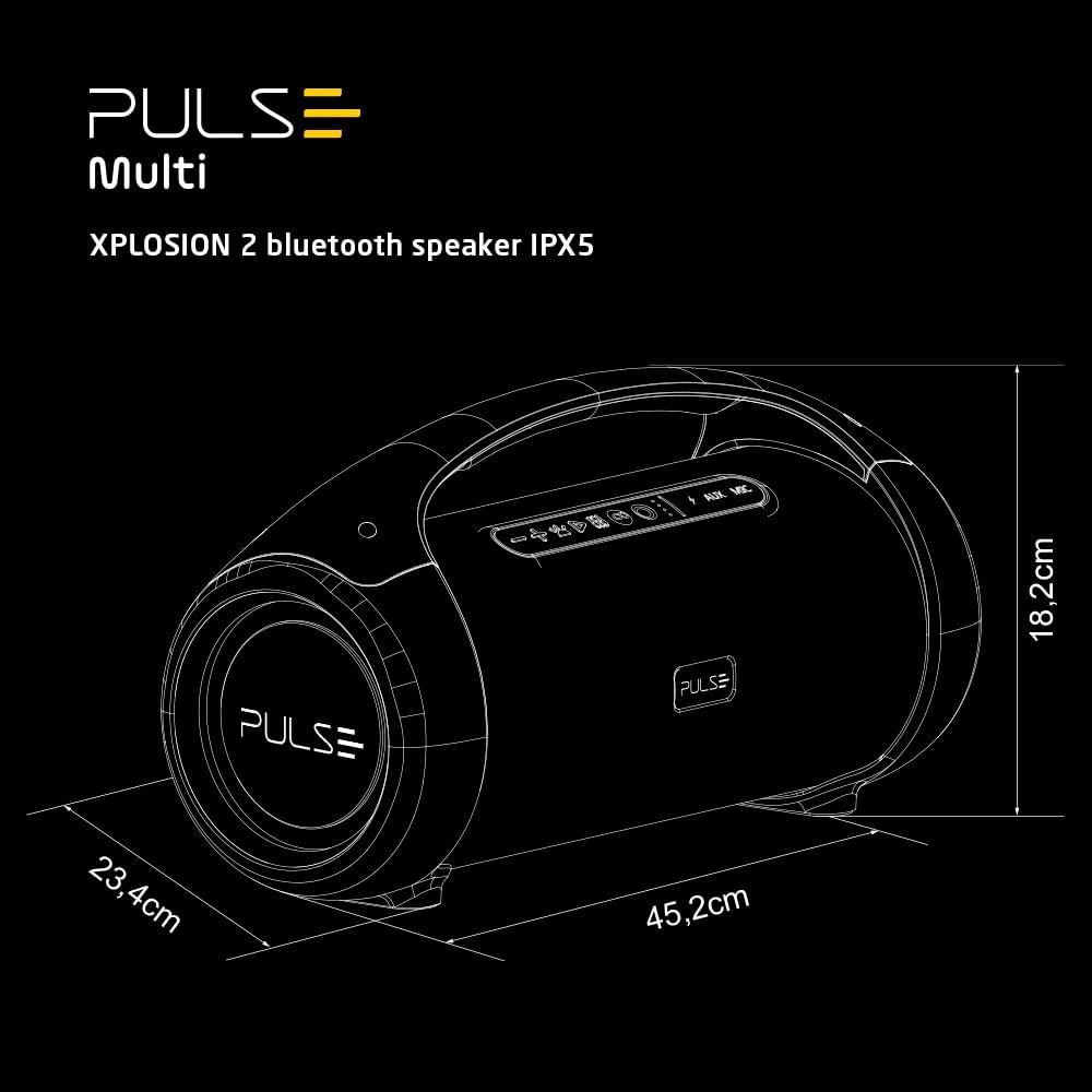 Caixa de Som Pulse Xplosion 2 550W