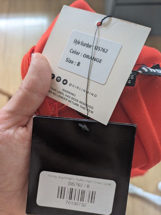 Sukienka koralowa hiszpanka r.36 nowa